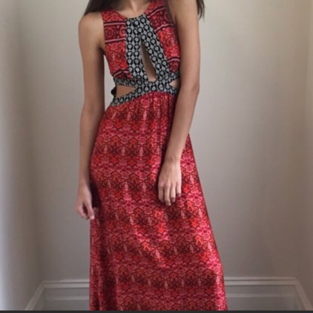 Mink Pink Boho Maxi Dress